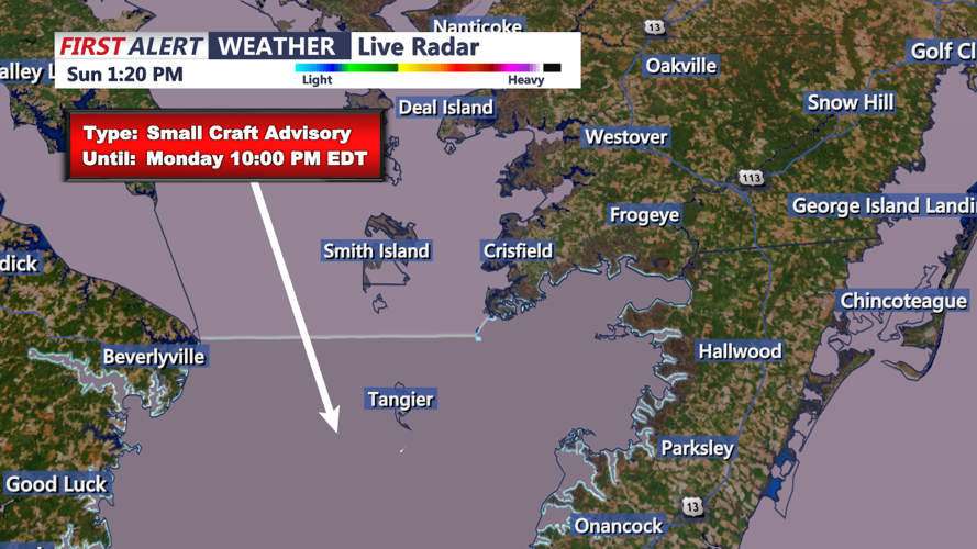 SMALL CRAFT ADVISORY - CRISFIELD