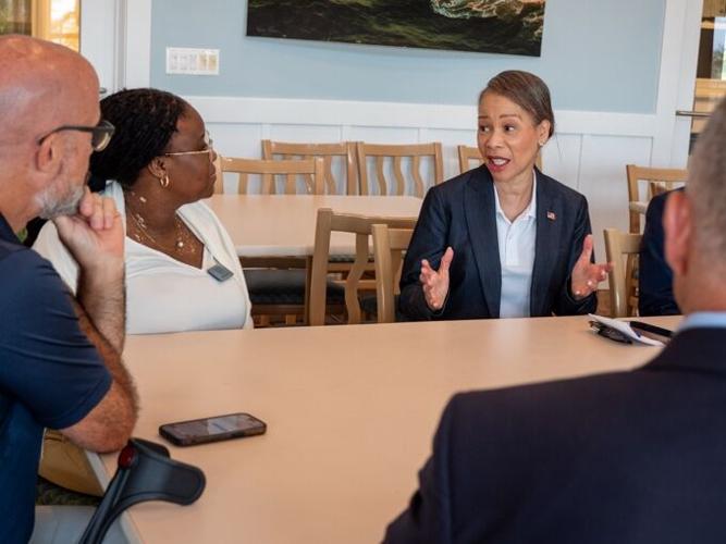 Senator Lisa Blunt Rochester meets with Sussex county officials