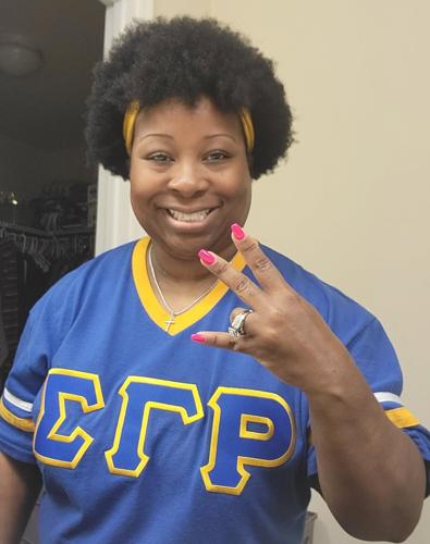 Katrina Dixon-Parker, a Millsboro local and a member of Sigma Gamma Rho, Sorority, Inc.