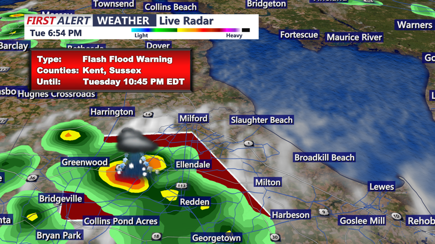 FLASH FLOOD WARNING SUSSEX/KENT