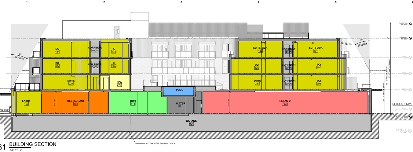 Plans of Belhaven hotel