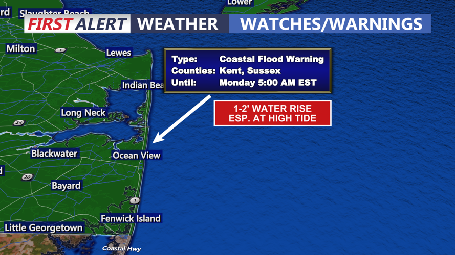 coastal flood warning
