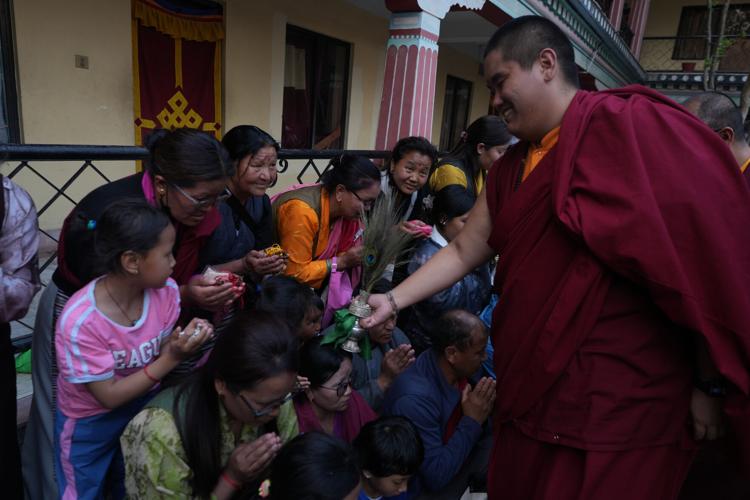 Teenage Buddhist Lama