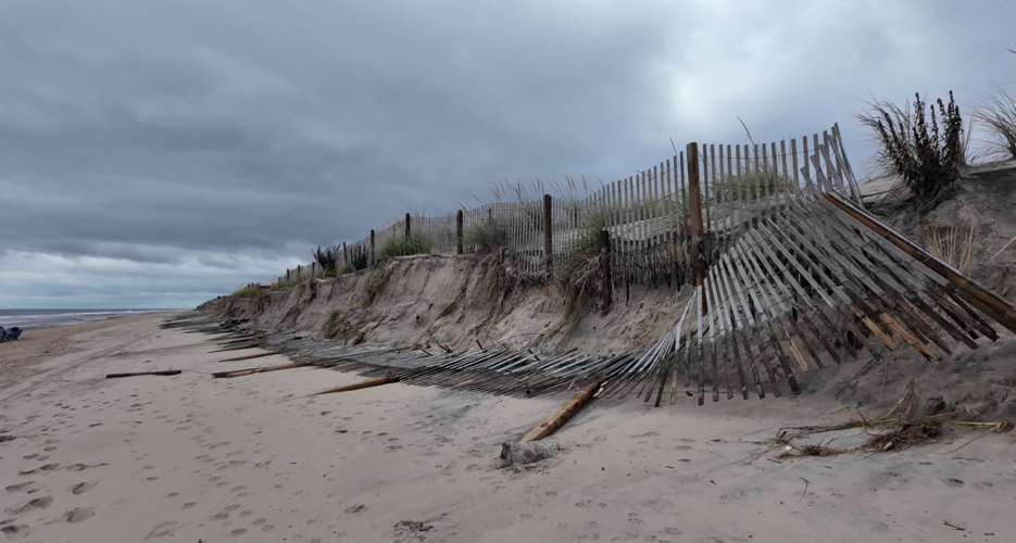 Erosion in Dewey Beach.