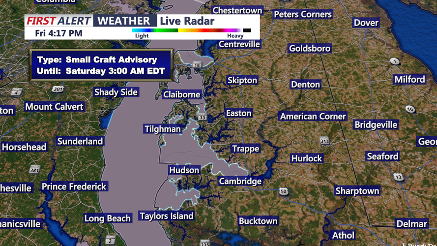 SMALL CRAFT ADVISORY - CAMBRIDGE