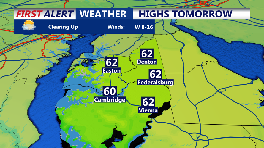 HIGHS TOMORROW - CAMBRIDGE