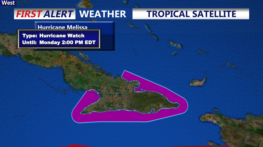 HURRICANE WATCH- MELISSA