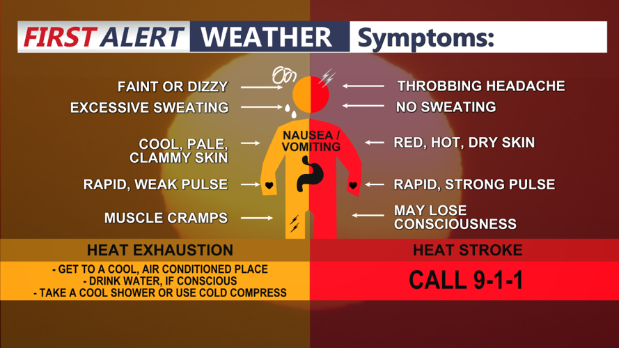 Heat Exhaustion vs. Heat Stroke