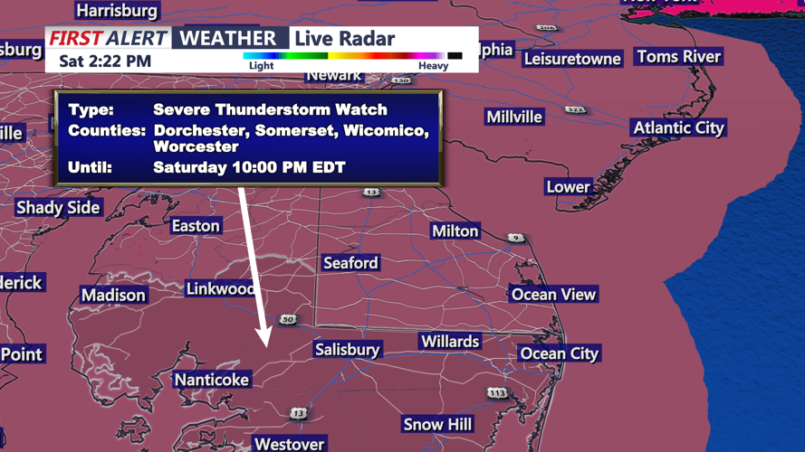 SEVERE T-STORM WATCH UPDATE