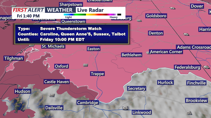 SEVERE T-STORM WATCH - CAMBRIDGE