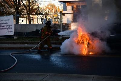 Salisbury officials investigating early morning vehicle fire