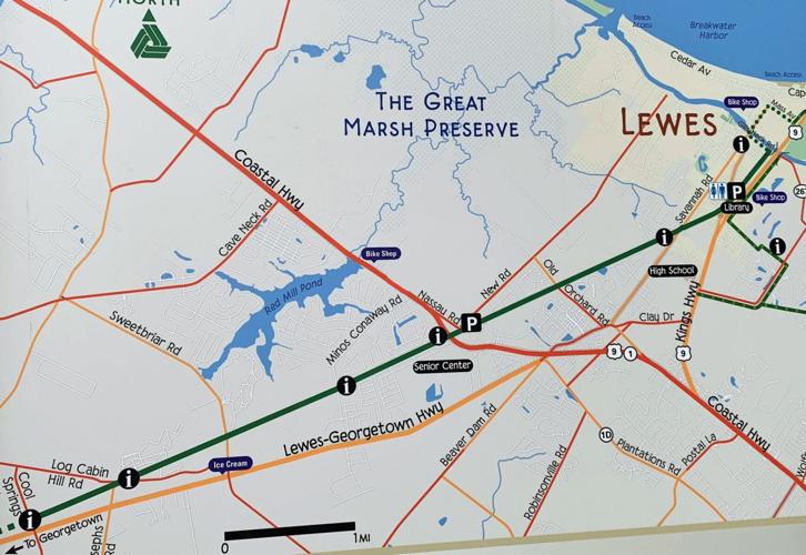 Lewes-Georgetown Trail map