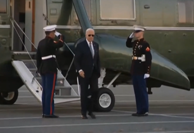 Biden at Gordons pond