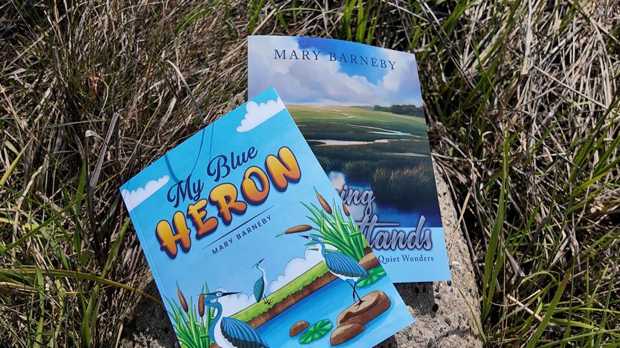 Sussex County author Mary Barneby's new books, Exploring Wetlands and My Blue Heron