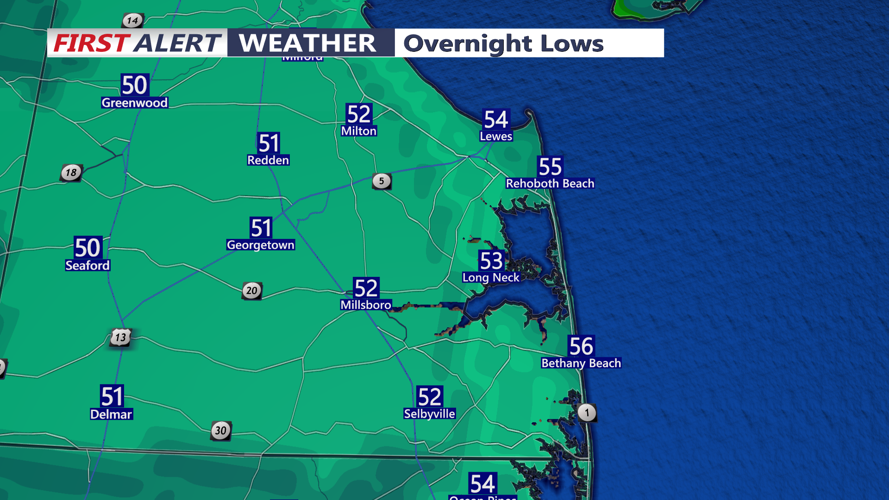 OVERNIGHT LOWS
