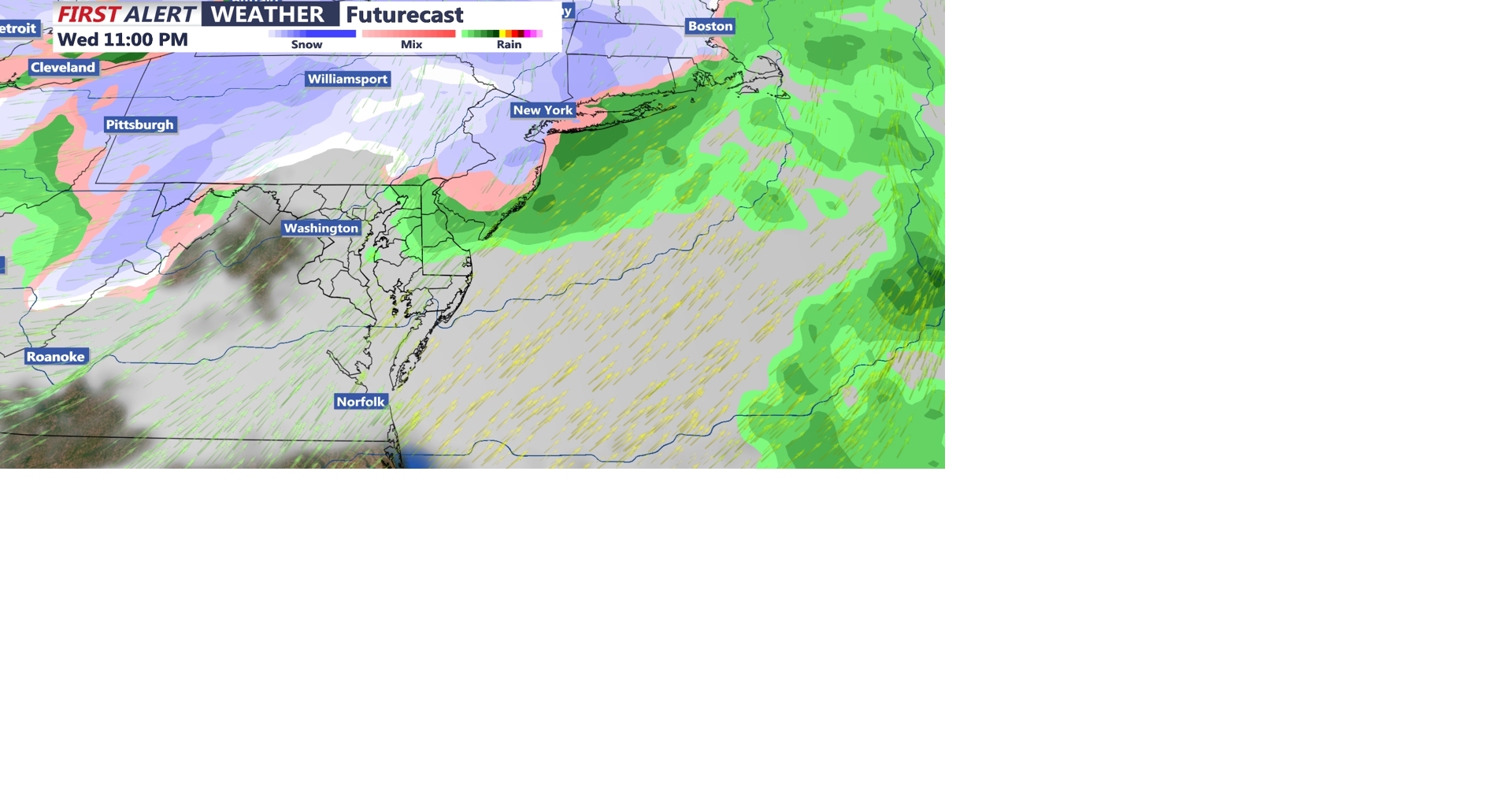 Chilly week ahead for Delmarva, potential for rain and snow showers mid ...