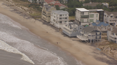 Beach shoreline