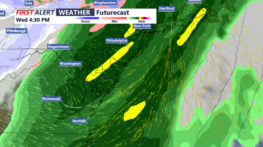 Soaking Rain Late Tuesday Night-Wednesday