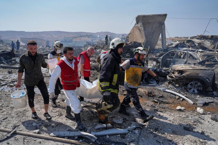 APTOPIX Syria Explosion