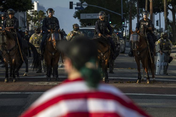 Immigration Protests Los Angeles