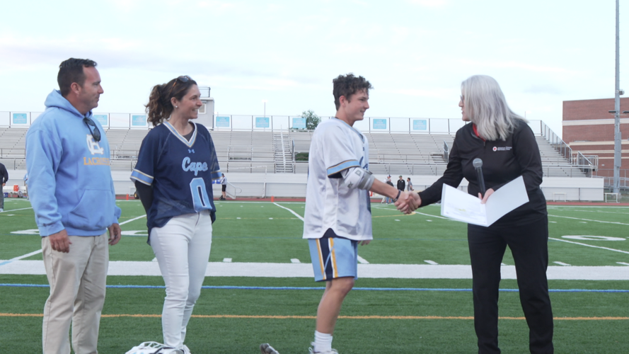 Cape lacrosse senior recognized for off-field heroics at Rehoboth Beach