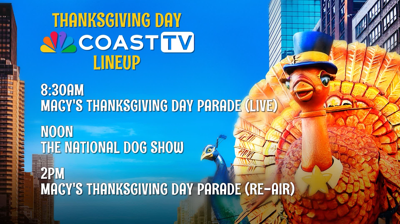 Thanksgiving Day TV Lineup