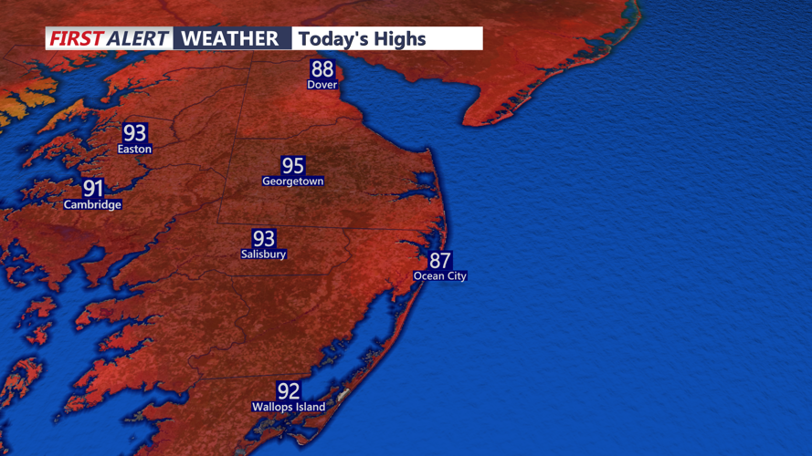 TODAY'S HIGHS