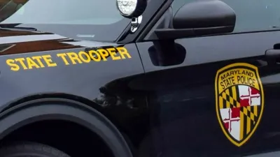 A Maryland State Trooper car.