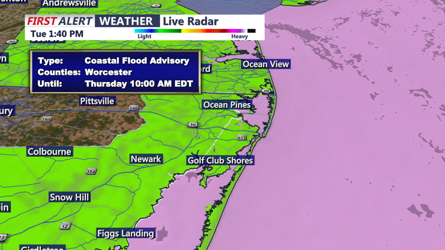 COASTAL FLOOD ADVISORY - OCEAN CITY