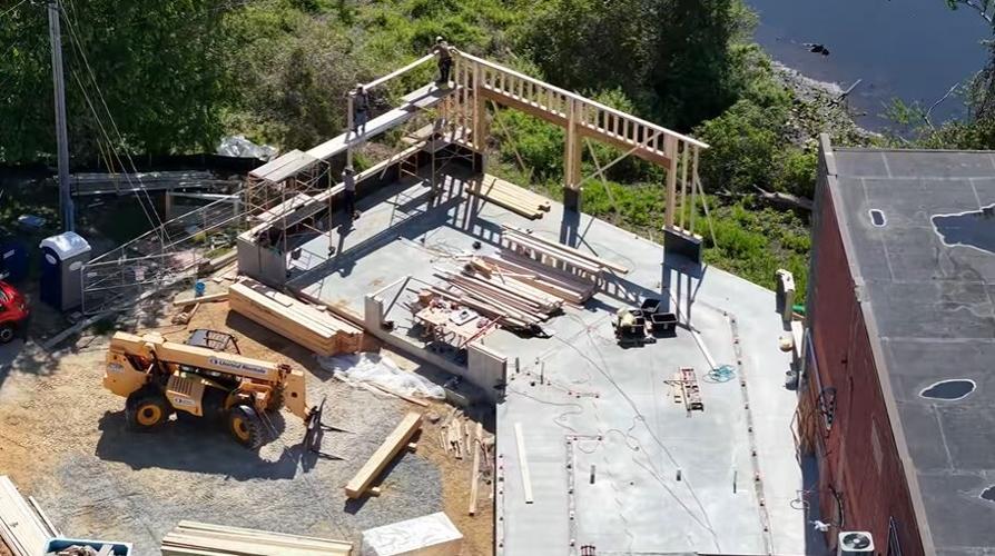 Milton Theatre walls