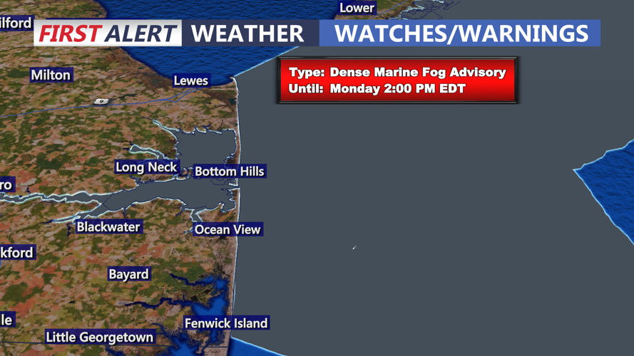 Dense Marine Fog Advisory