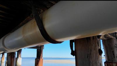 Pipes at the Cape Henlopen State Park