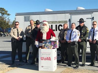 DNREC's Toys For Tots Drive Gets An Assist From Santa