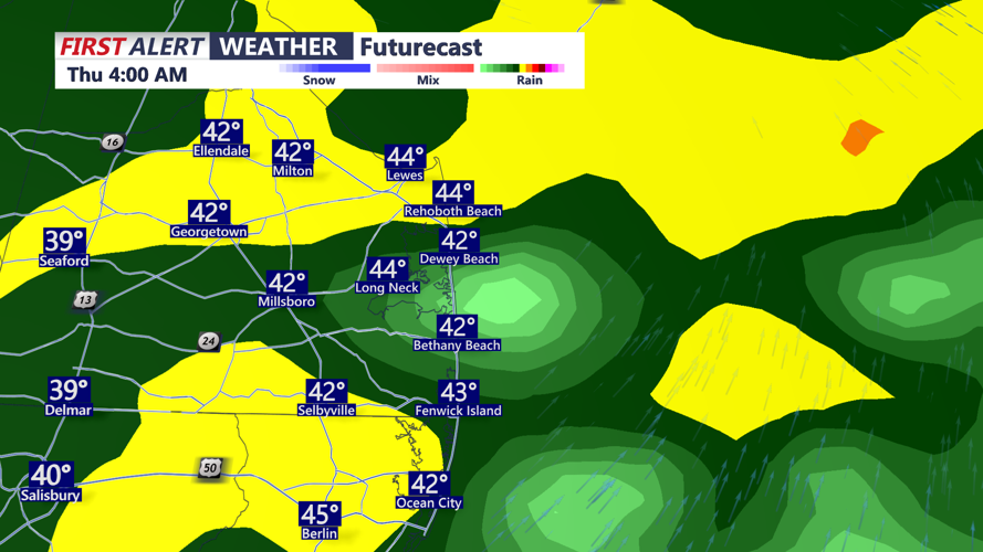 Moderate To Heavy Rain Overnight