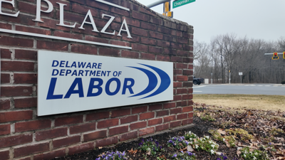 Delaware Department of Labor sign