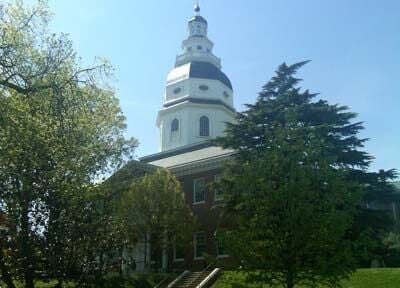 The Maryland State Capitol Building in Annapolis.