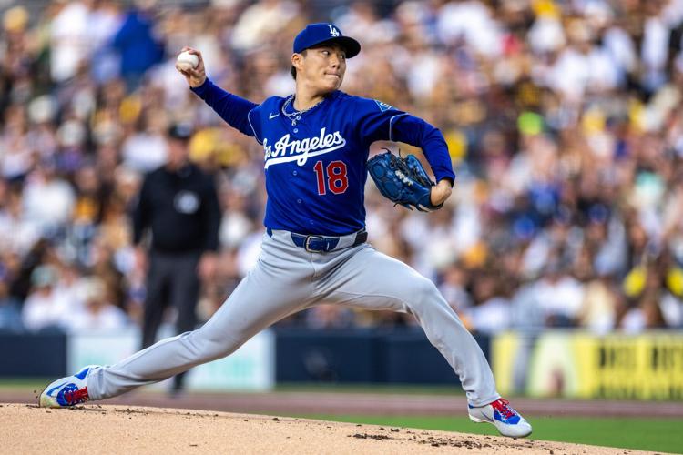 Dodgers Padres Baseball