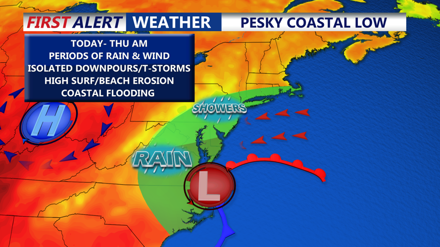 Pesky Coastal Low