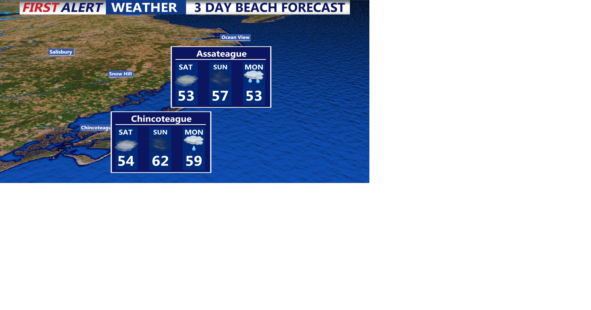 Strong winds and heavy rain target Sussex County beaches | Weather ...