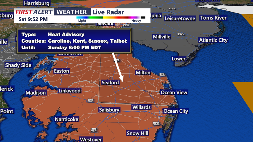 HEAT ADVISORY - DELMARVA