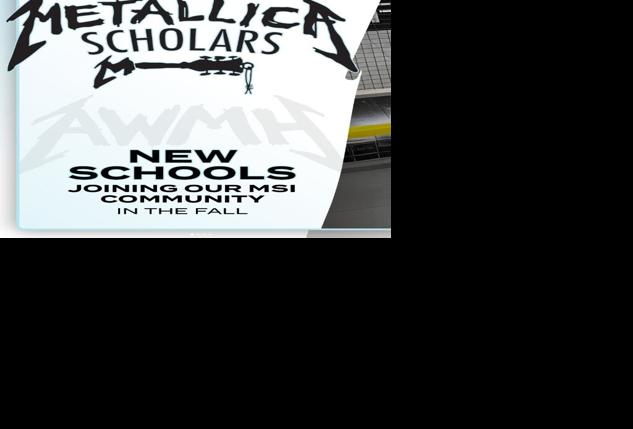 Metallica donates to Del Tech