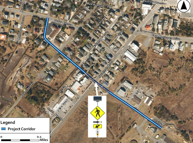The Lewes Bike Plan. (DelDOT)