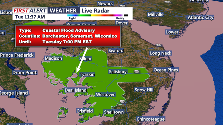 COASTAL FLOOD ADVISORY - DELMARVA