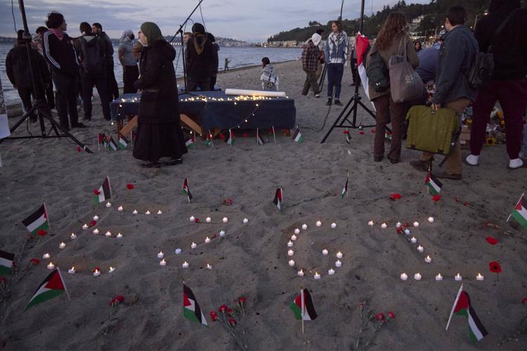 US Israel Palestinans-American Killed Vigil