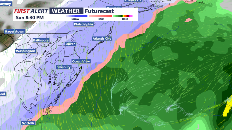 Accumulating Snow Possible Sunday Night