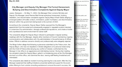City managers complaint