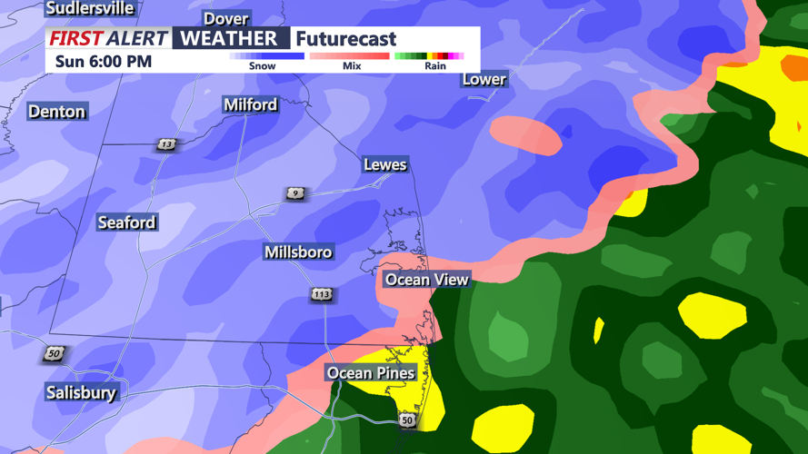 Brief period of snow is expected late this afternoon - evening