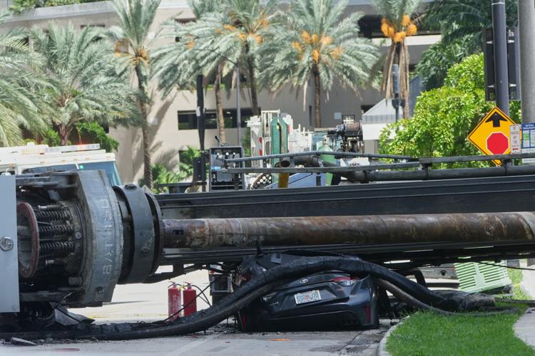 APTOPIX Miami Crane Colllapse