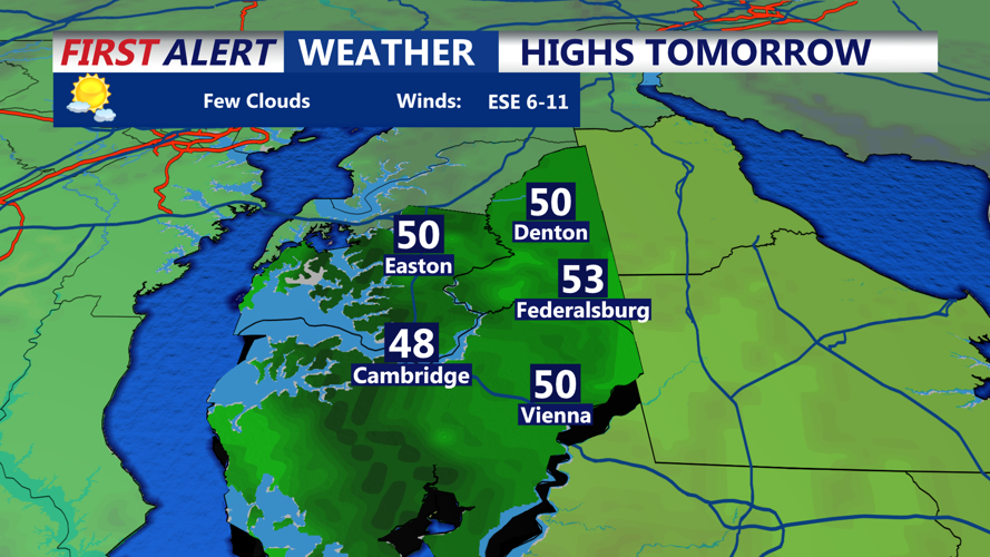 HIGHS TOMORROW CAMBRIDGE