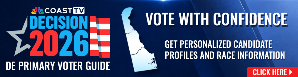 CoastTV Decision 2026 Delaware Primary Voter Guide. Vote with confidence with personalized candidate profiles and race information. Click here to learn more.